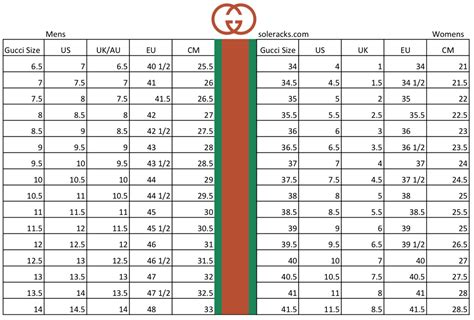 gucci shoe size chart women's|gucci shoe size chart youth.